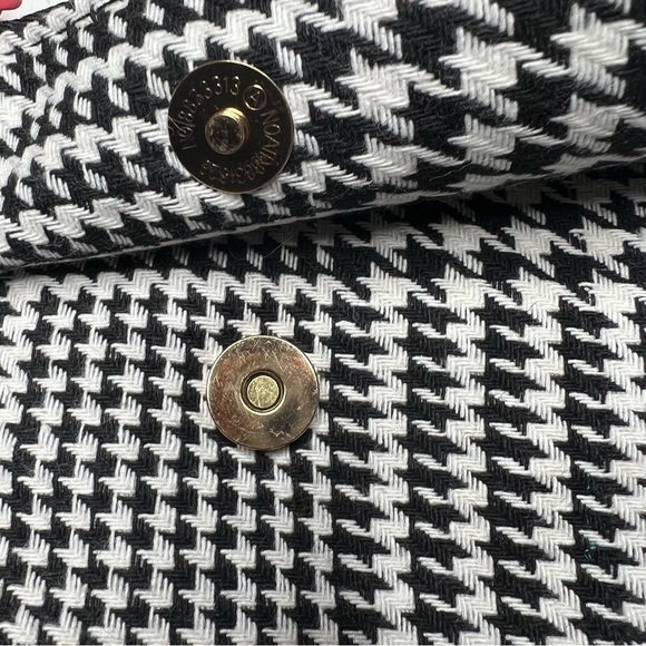 NWT LIB NEW YORK Plaid Fold Over Crossbody Clutch Bag With Wristlet - Picture 13 of 16